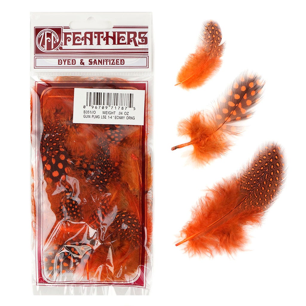 Loose Guinea Plumage Natural - Orange