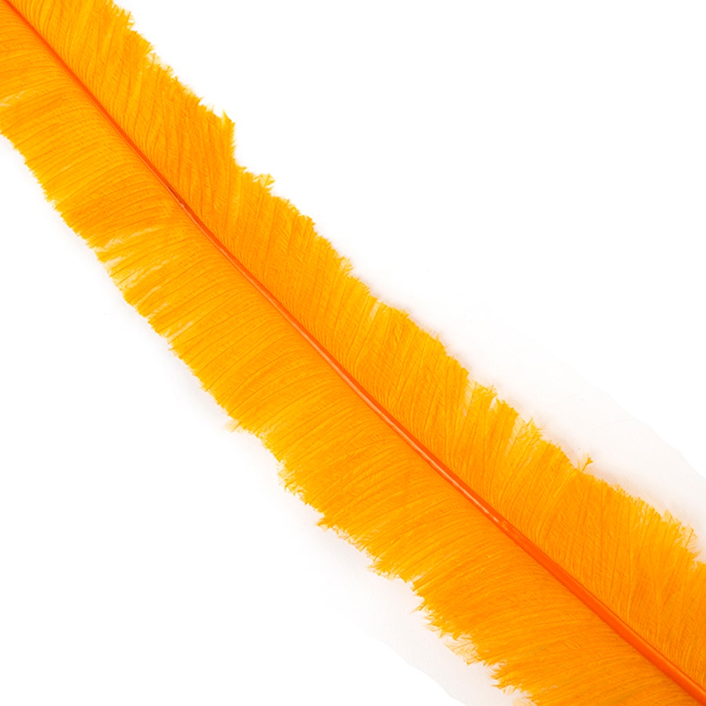 Ostrich Nandu Feathers - Mango