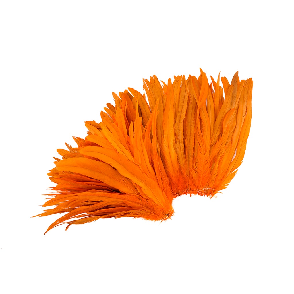 Rooster Coque Tails-Bleach-Dyed - Orange