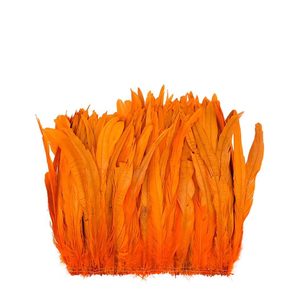Rooster Coque Tails-Bleach-Dyed - Orange