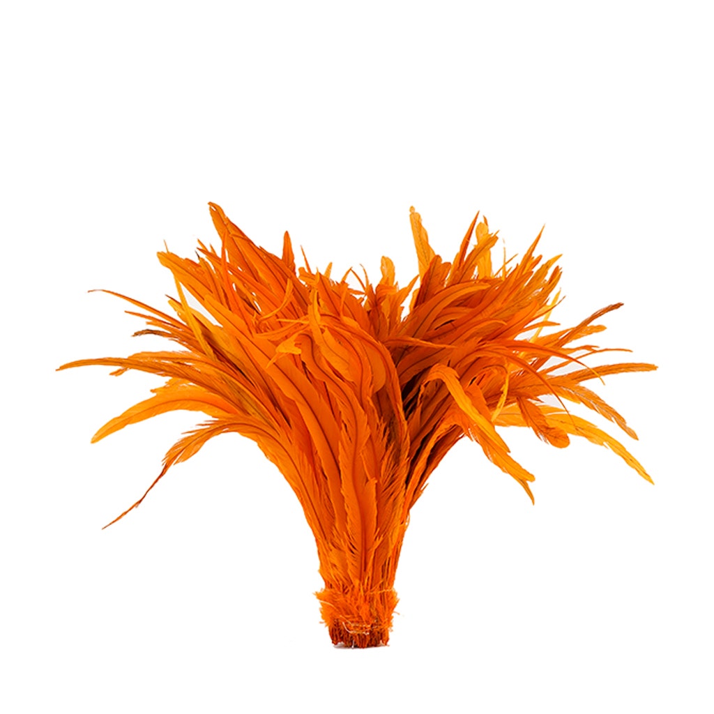 Rooster Coque Tails-Bleach-Dyed - Orange