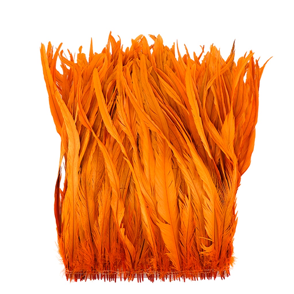 Rooster Coque Tails-Bleach-Dyed - Orange