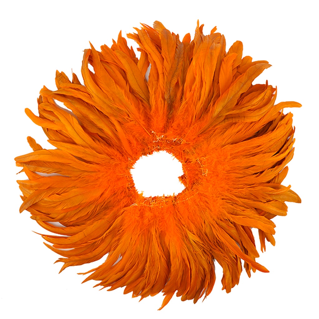 Rooster Coque Tails-Bleach-Dyed - Orange