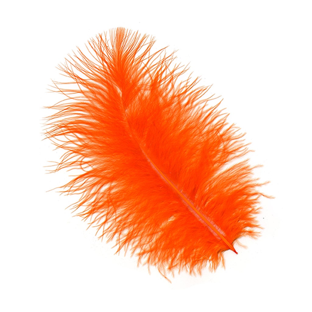 Turkey Marabou Dyed - Orange