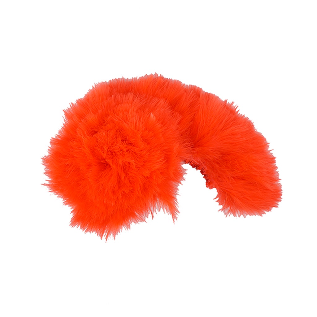Turkey Marabou 1YD - Hot Orange