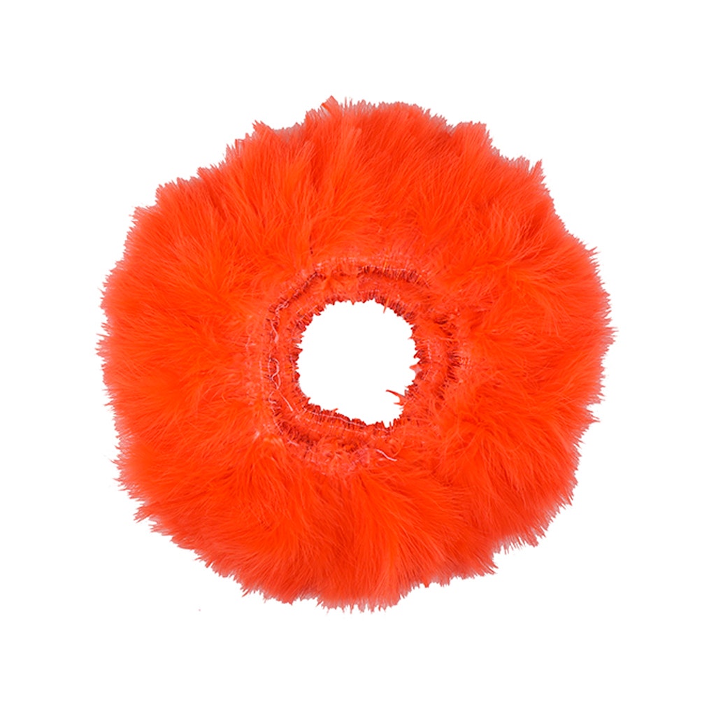 Turkey Marabou 1YD - Hot Orange