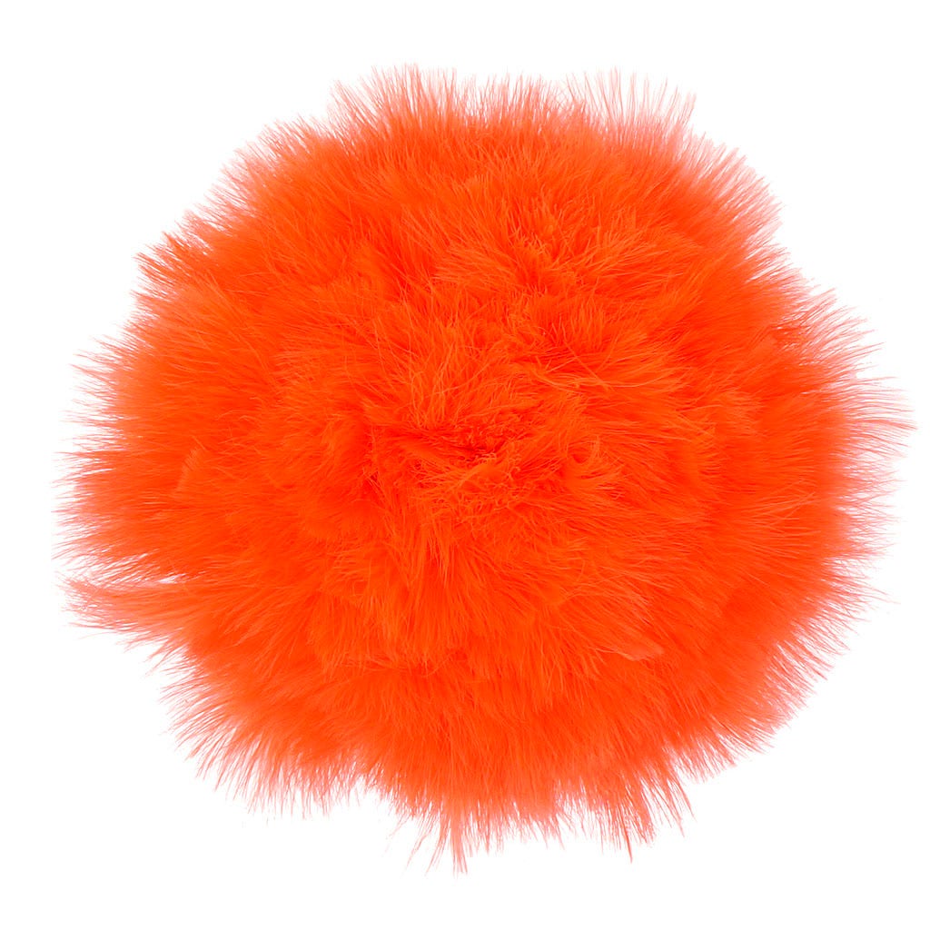 Turkey Marabou 1YD - Hot Orange
