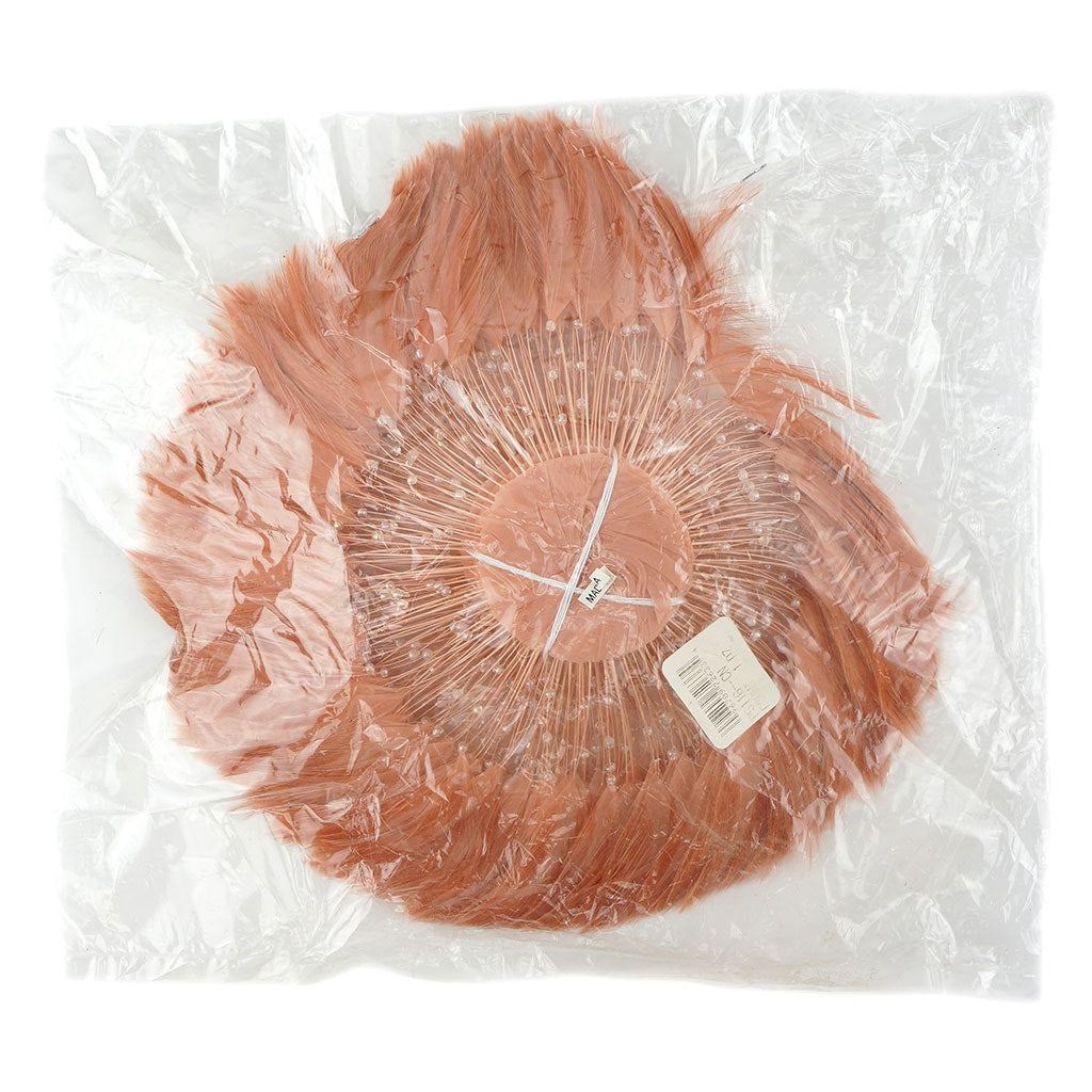 Feather Hackle Plates Solid Colors - Cinnamon