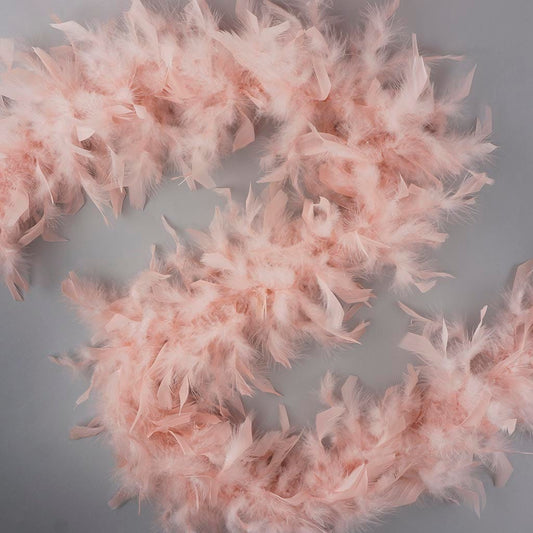 Chandelle Feather Boa - Lightweight -  Champagne