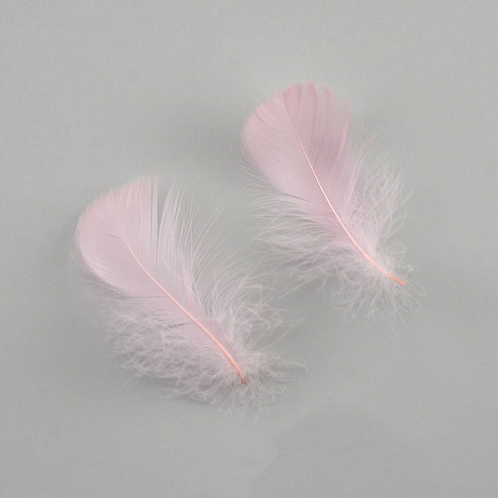 Candy Pink Loose Goose Coquille Feathers 3-5 inch