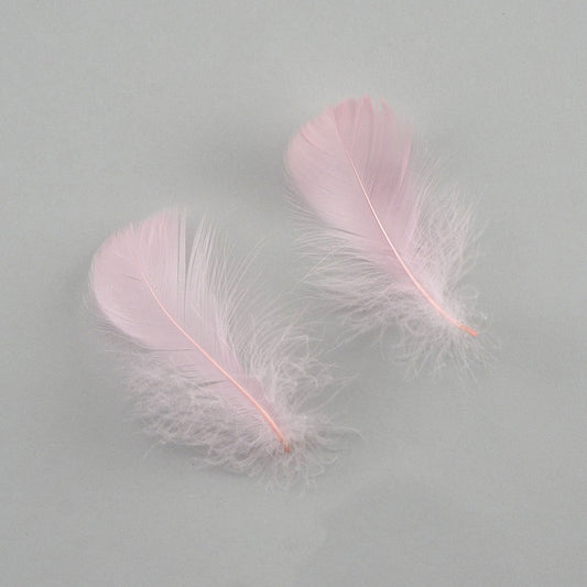 Candy Pink Loose Goose Coquille Feathers 3-5 inch