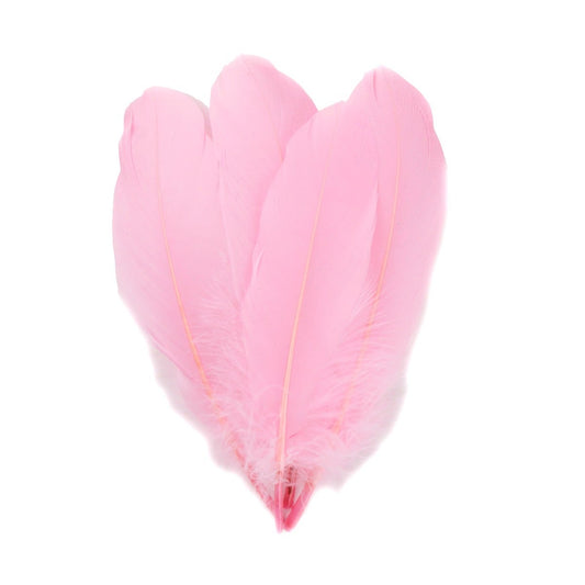 Goose Pallet Feathers 6-8" - 12 PC - Candy Pink