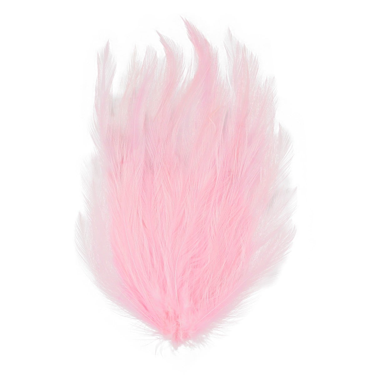 Feather Hackle Pads Dyed - Candy Pink