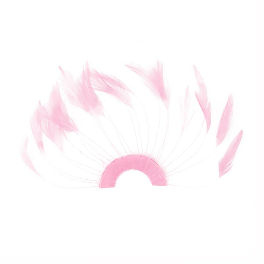 Feather Hackle Plates Solid Colors - Candy Pink