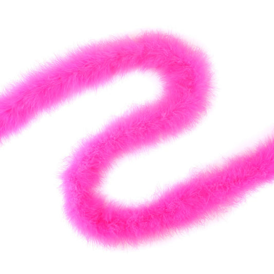 Full Marabou Feather Boa - Pink Orient