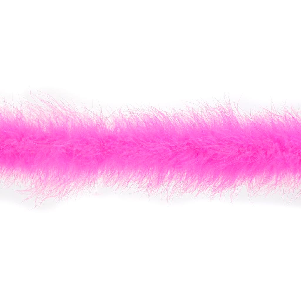 Full Marabou Feather Boa - Pink Orient