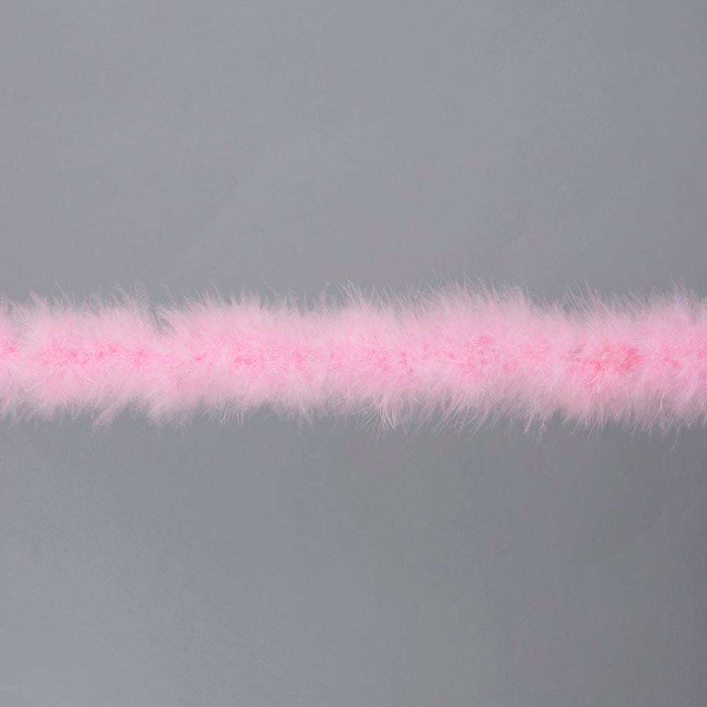 Thin Marabou Feather Boa - Candy Pink