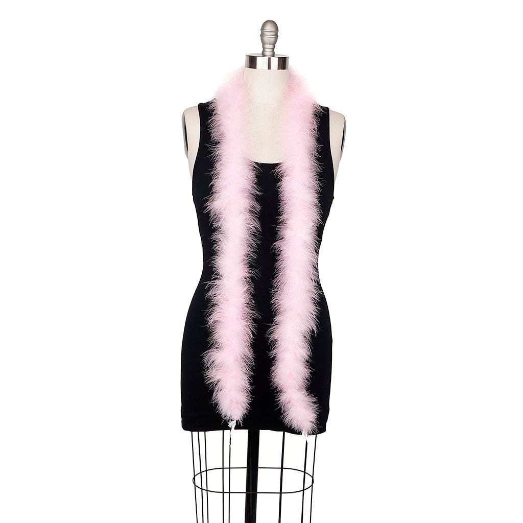 Marabou Feather Boa - Mediumweight - Candy Pink