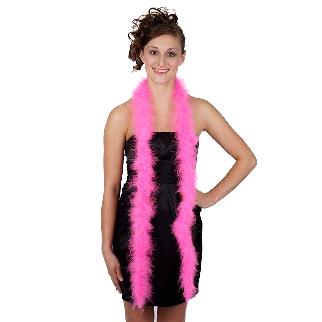 Marabou Feather Boa - Mediumweight - Pink Orient
