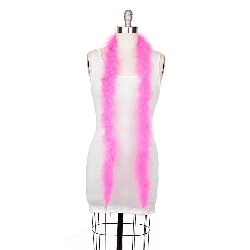 Marabou Feather Boa - Mediumweight - Pink Orient