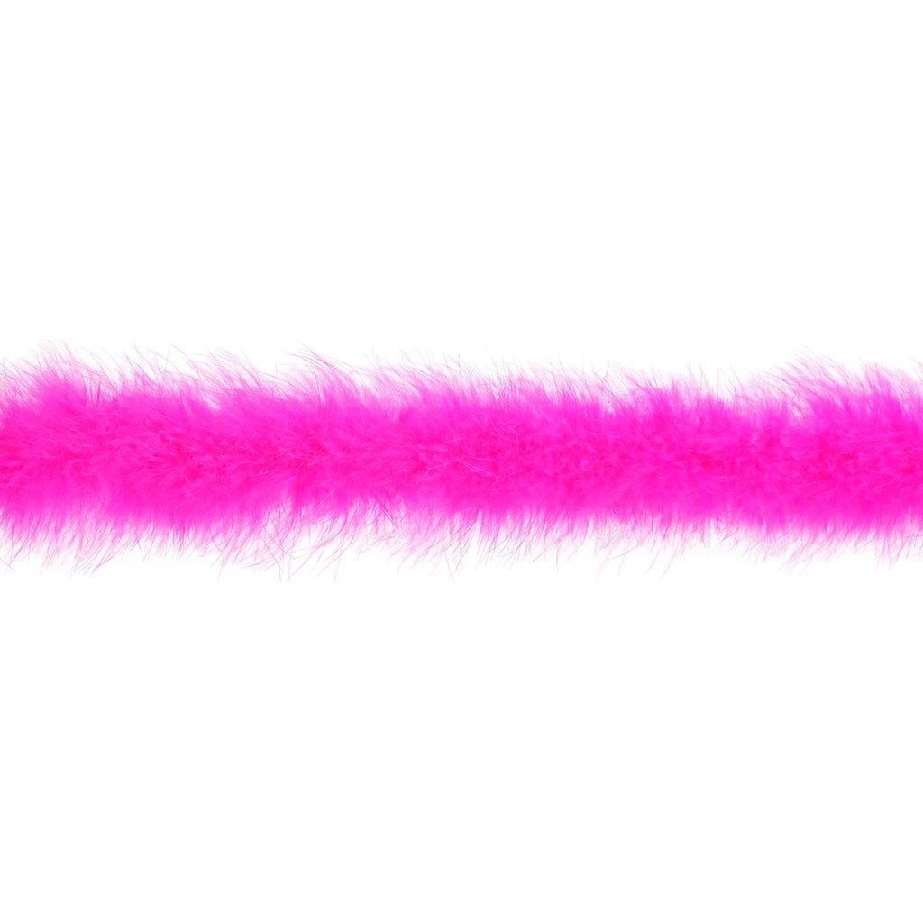 Marabou Feather Boa - Mediumweight - Shocking Pink