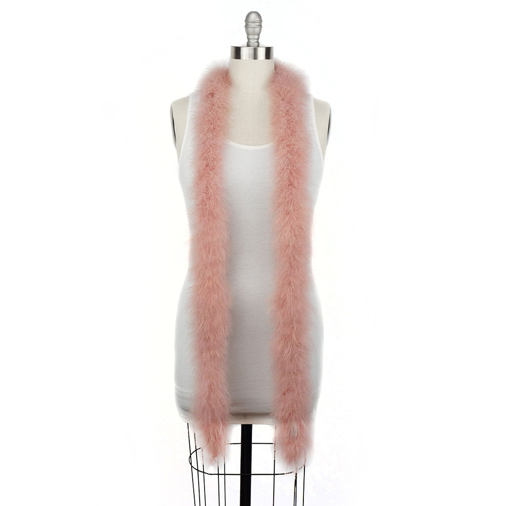Extra Thick Marabou Feather Boa - Rose