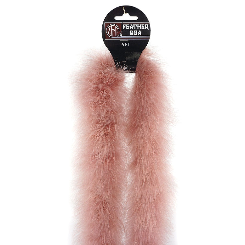 Extra Thick Marabou Feather Boa - Rose