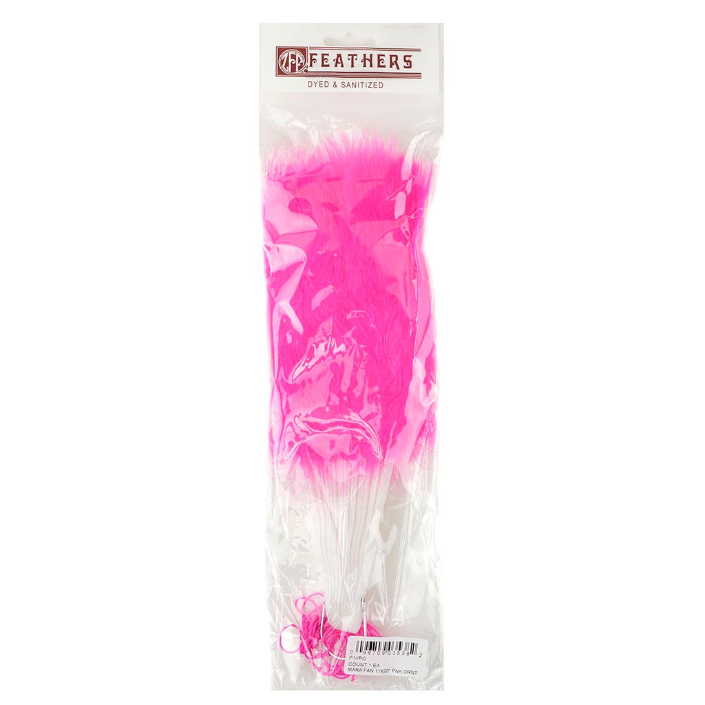 Marabou Feather Fan - Pink Orient