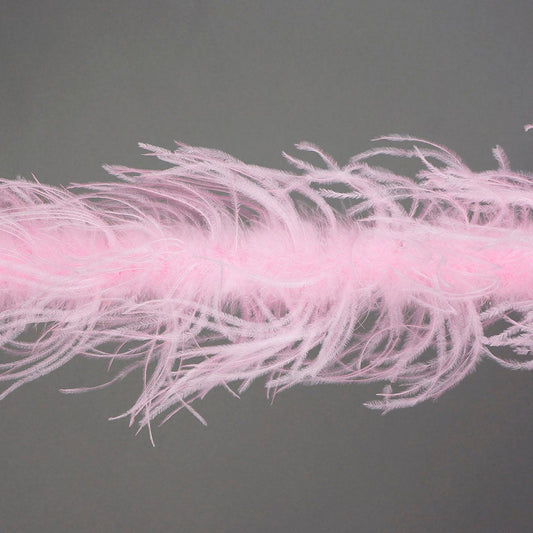 One Ply Ostrich Feather Boa - Candy Pink
