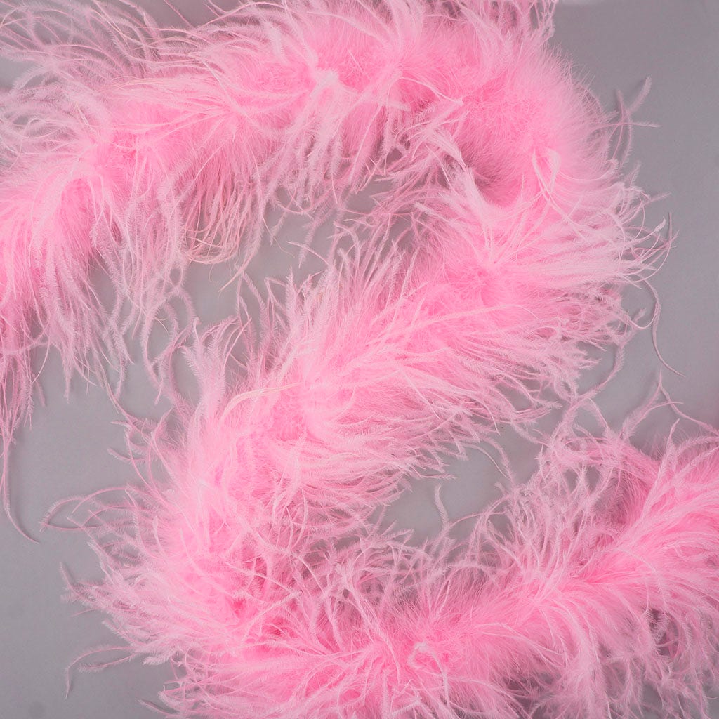 Candy Pink 2 Ply Ostrich Feather Boa