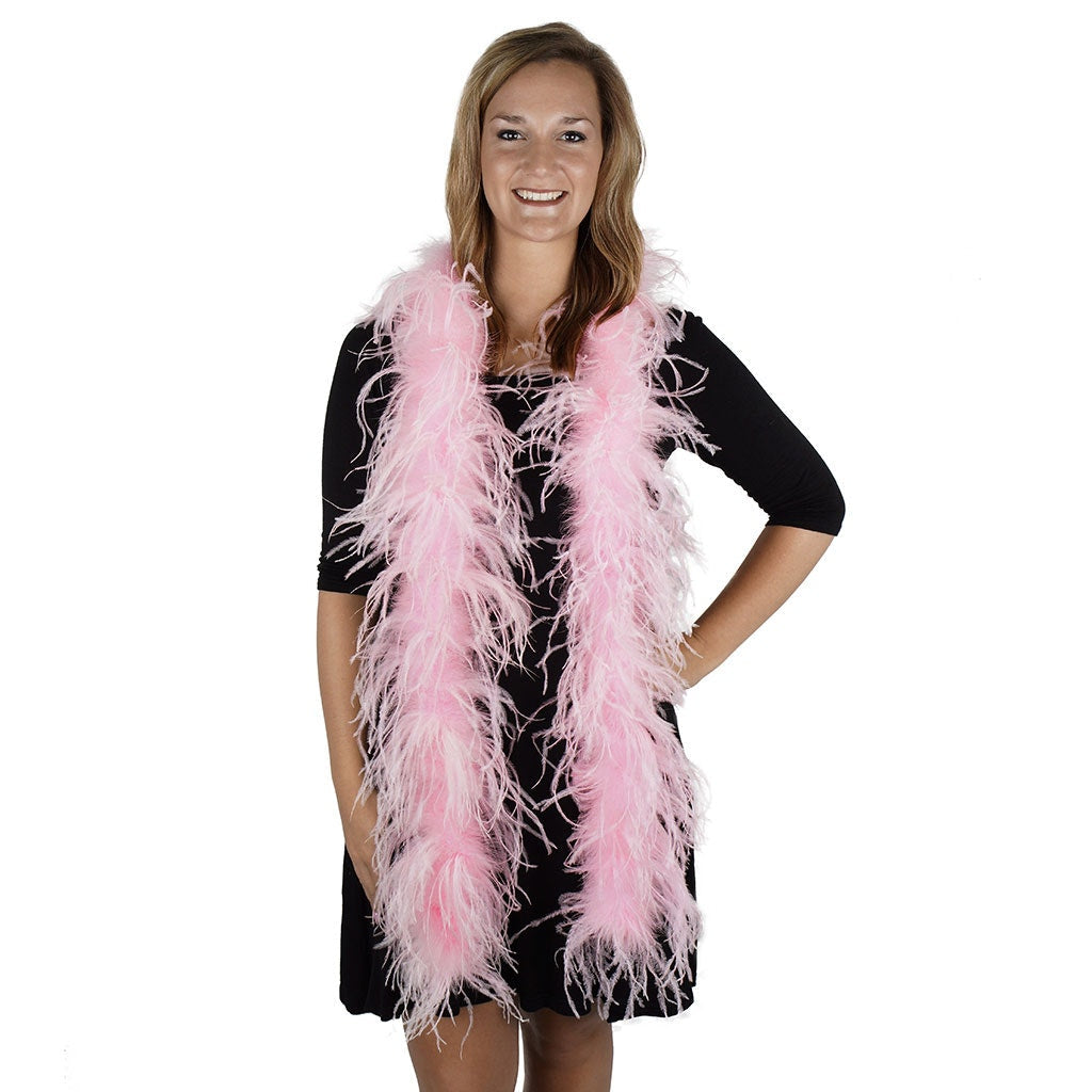 Candy Pink 2 Ply Ostrich Feather Boa