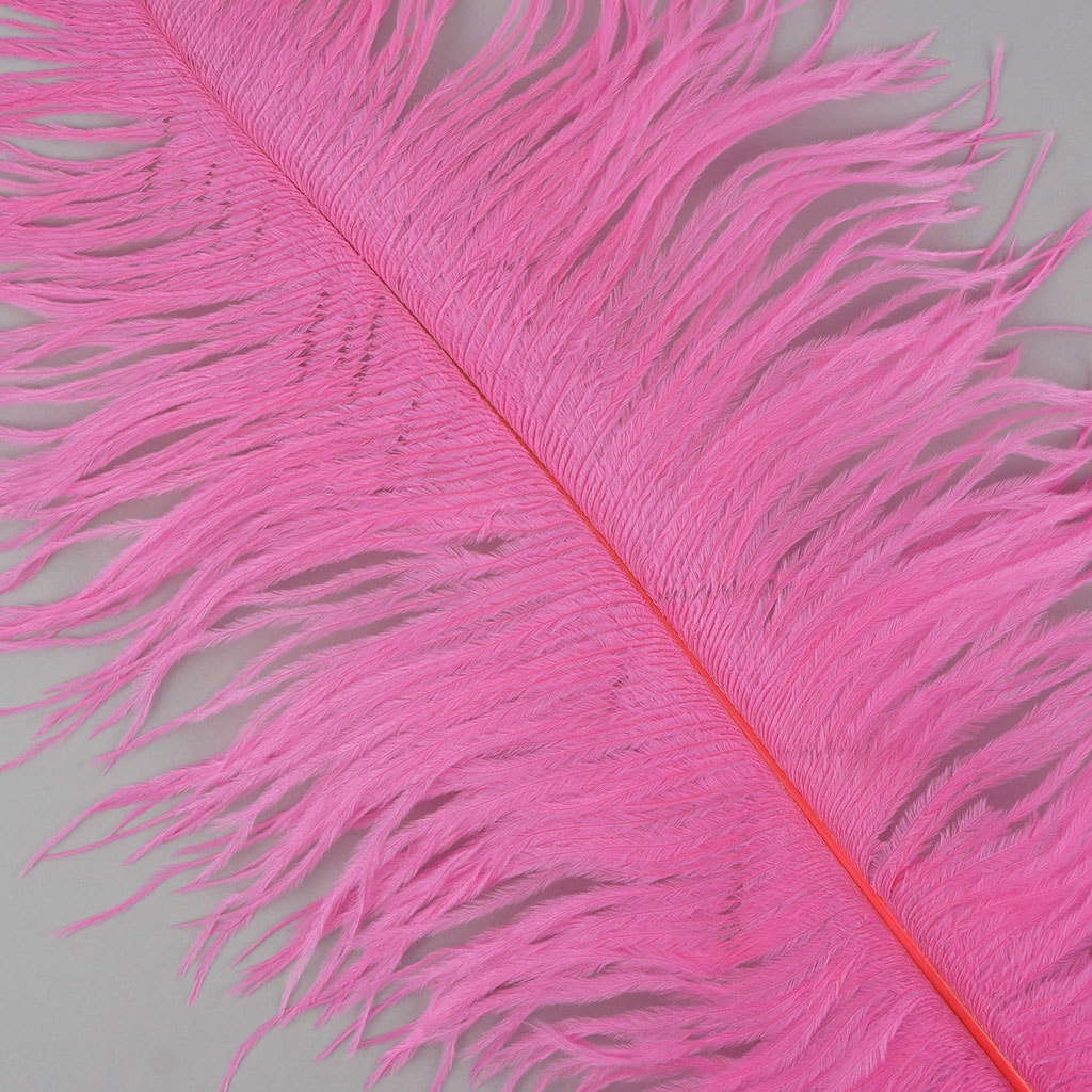 Ostrich Feathers-Narrow Drabs - Pink Orient