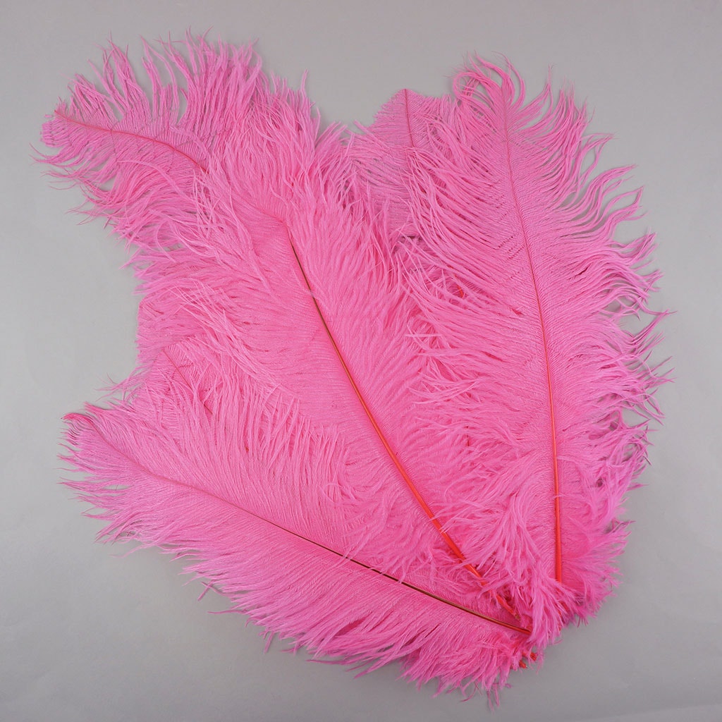Ostrich Feathers-Narrow Drabs - Pink Orient