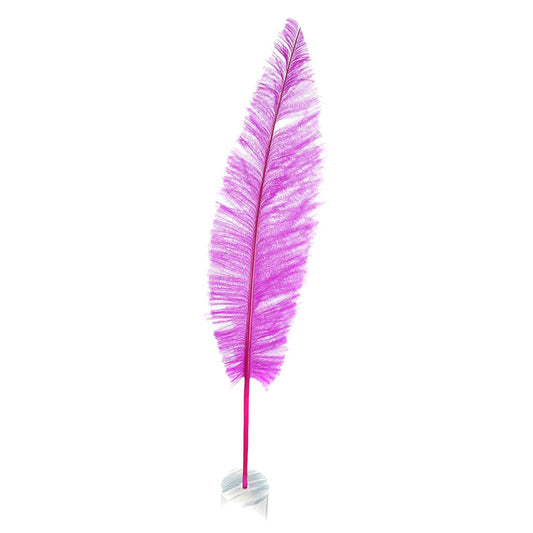 Ostrich Nandu Feathers -13-24 " - 45 PCS FL FUCHSIA