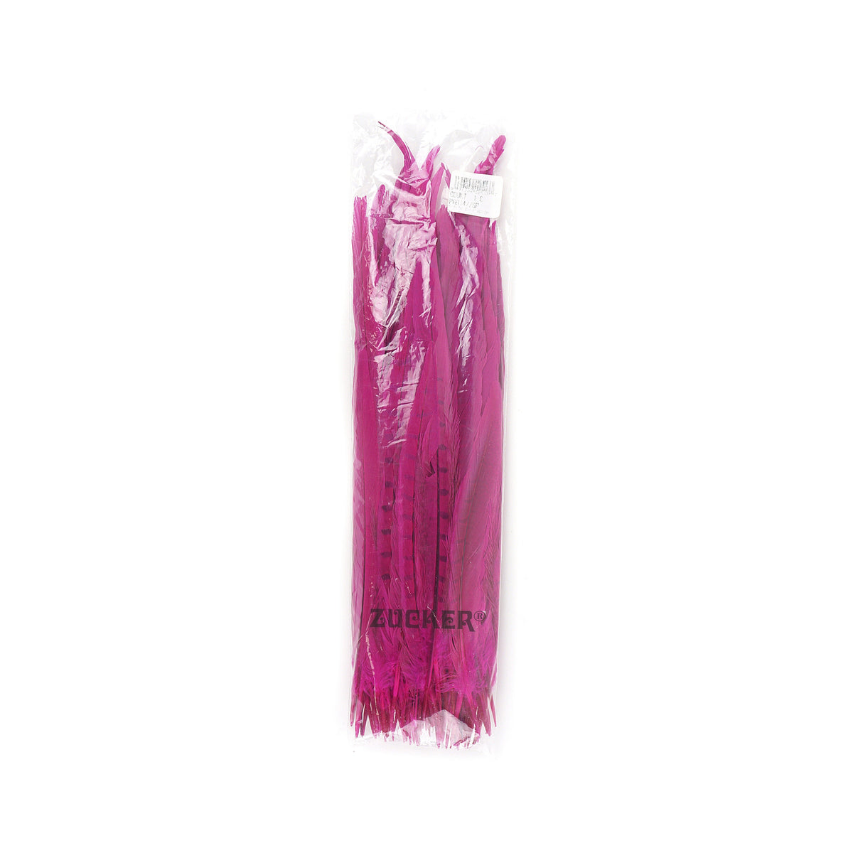 Assorted Pheasant Tails Dyed - Shocking Pink