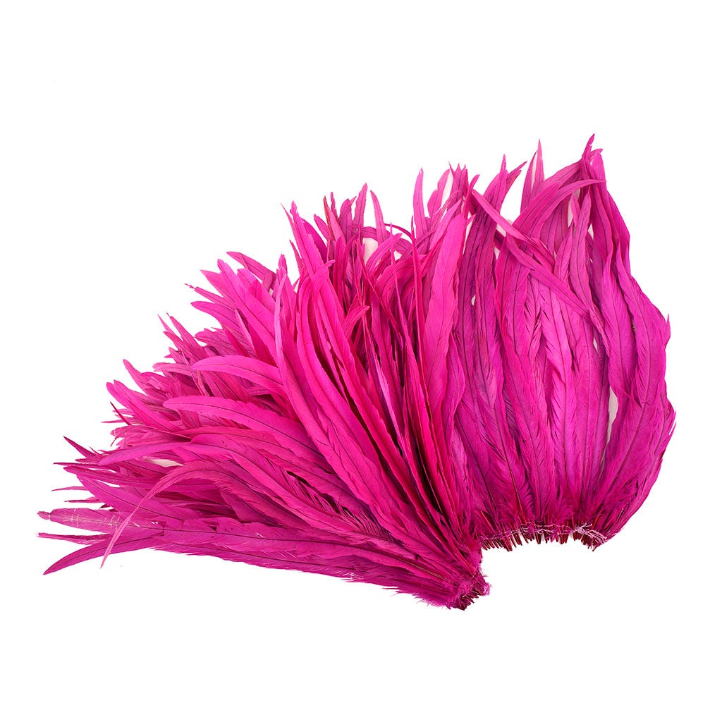 Rooster Coque Tails-Bleach-Dyed Shocking Pink