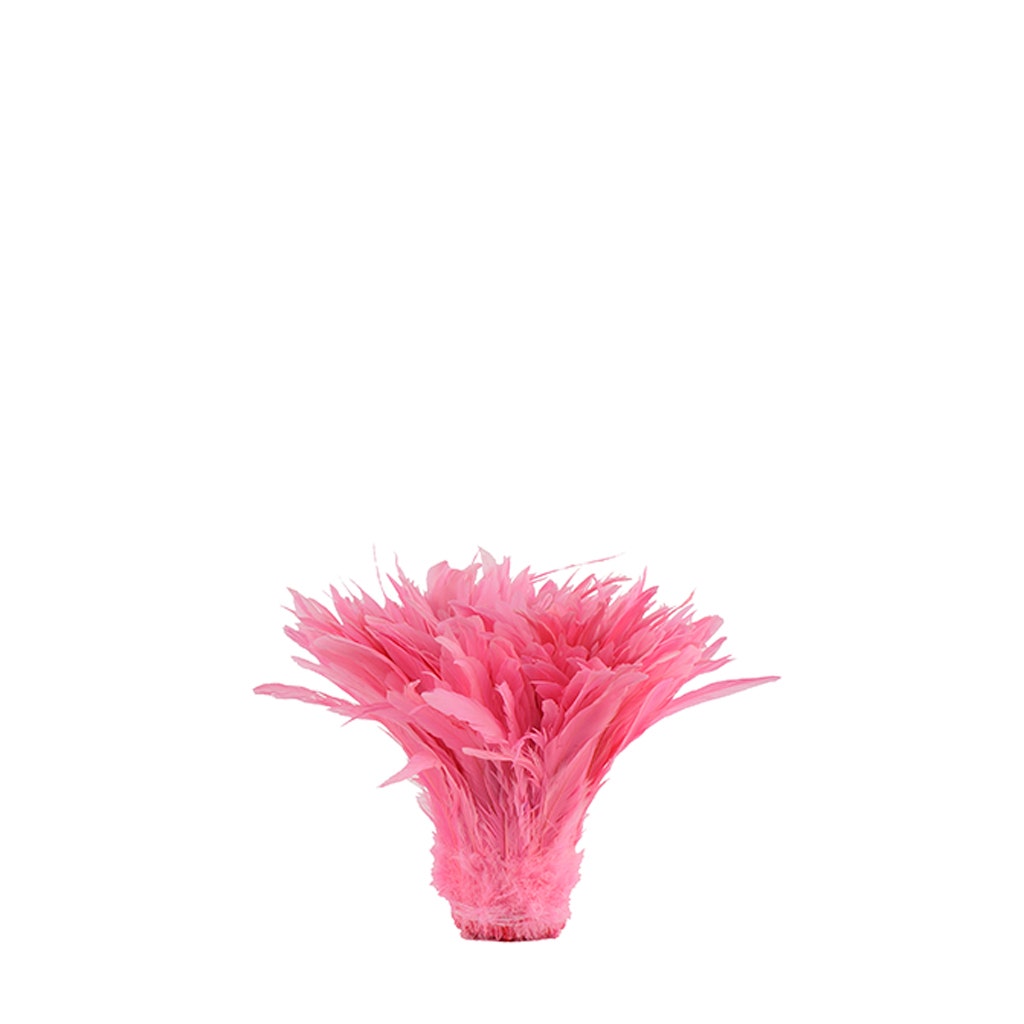Rooster Coque Tails White-Dyed - Pink Orient