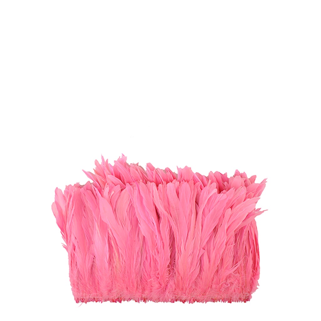 Rooster Coque Tails White-Dyed - Pink Orient