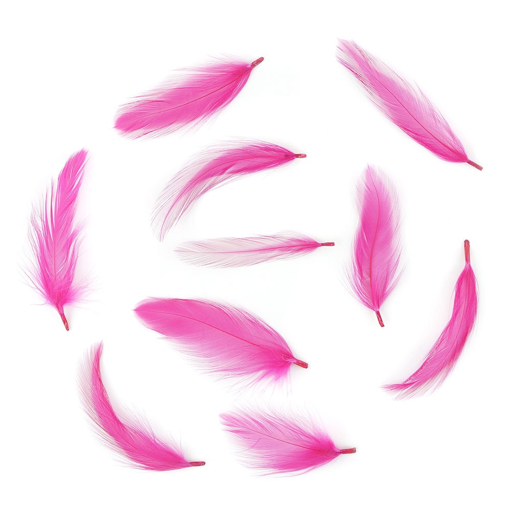 Rooster Hackle-Dyed - Shocking Pink