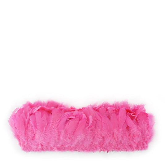Rooster Schlappen-White-Dyed - Pink Orient