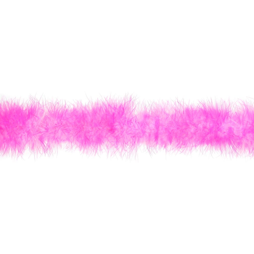 Marabou Feather Boa - Mediumweight - Tipped - Candy Pink/Shocking Pink