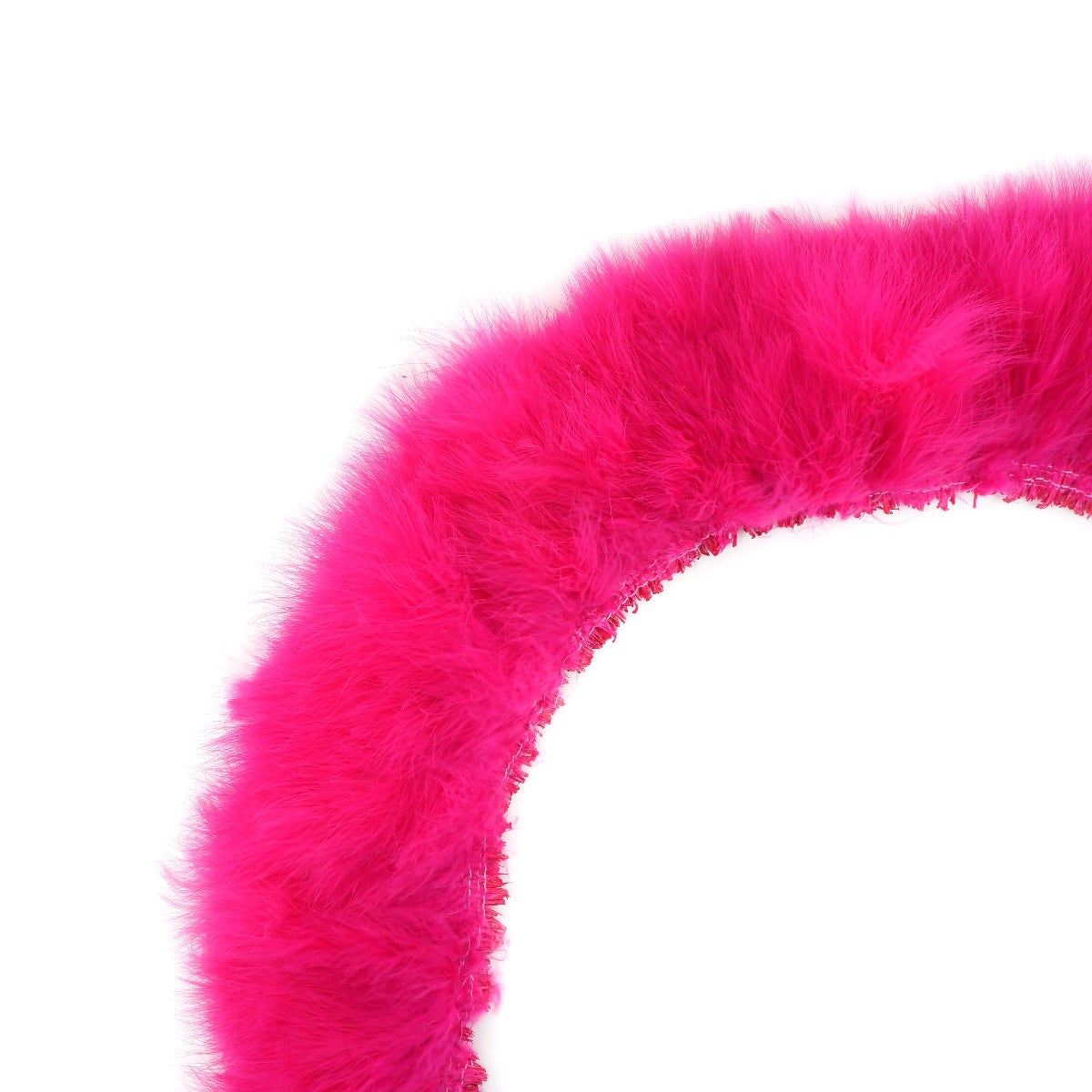 STRUNG TURKEY MARABOU BLOOD QUILL FEATHERS 4-5" - SHOCKING PINK