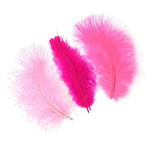 Loose Turkey Marabou Mix Dyed - Pinks Mix