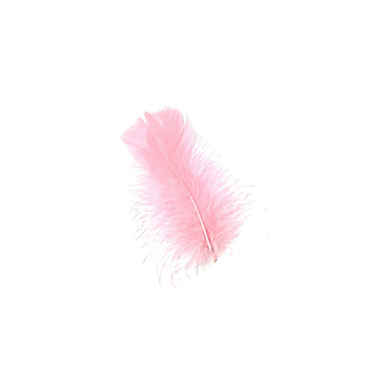 Loose Turkey Plumage Feathers 3-5" - Candy Pink