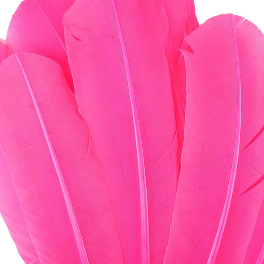 Turkey Quills Dyed - Pink Orient