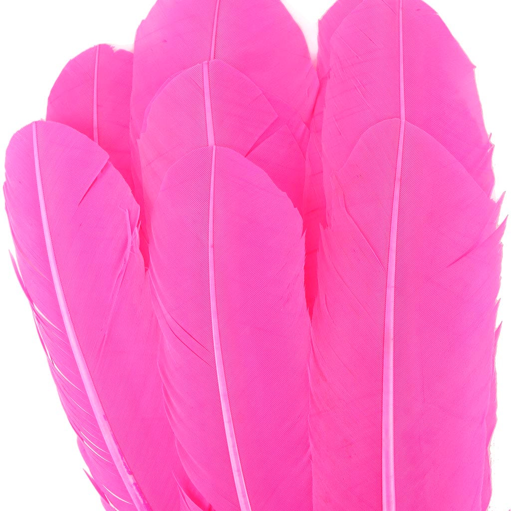 Turkey Quills by Pound - Right Wing - Pink Orient