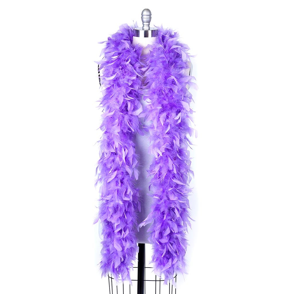 Chandelle Feather Boa - Heavyweight  - Lavender