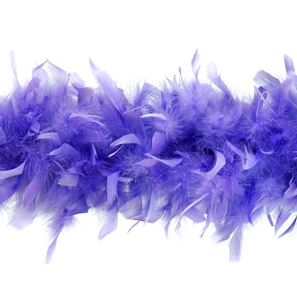 Chandelle Feather Boa - Heavyweight  - Lavender