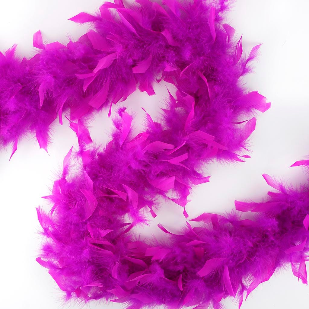 Chandelle Feather Boa - Lightweight - Very Berry