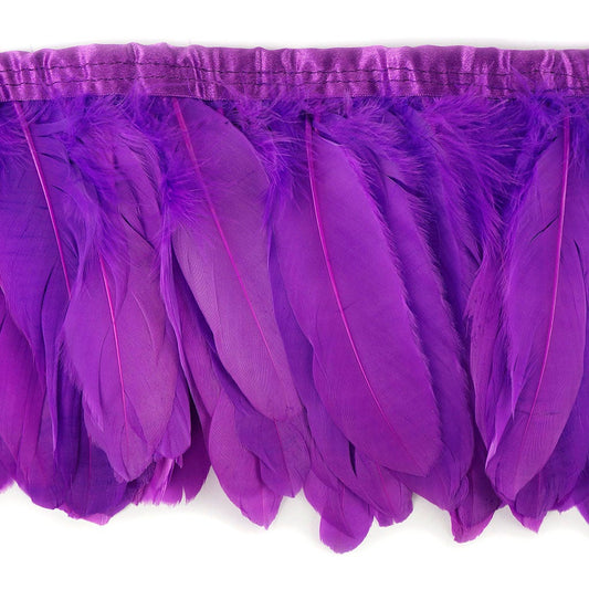 Parried Goose Pallet Feather Fringe - Fl Lilac